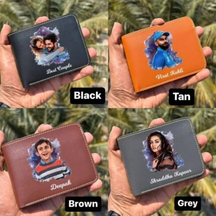 Personalized Men's Wallet with Photo